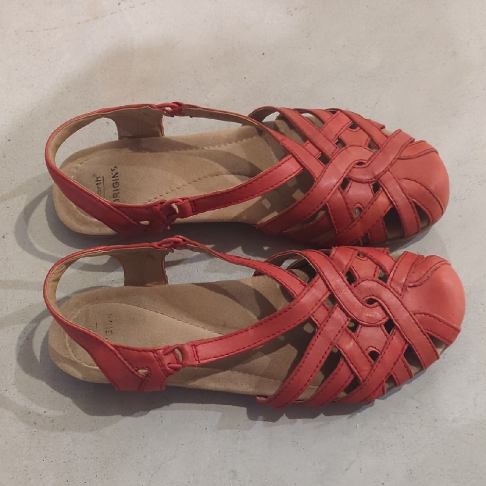 2 For $30 - Earth Origins Red Sandals